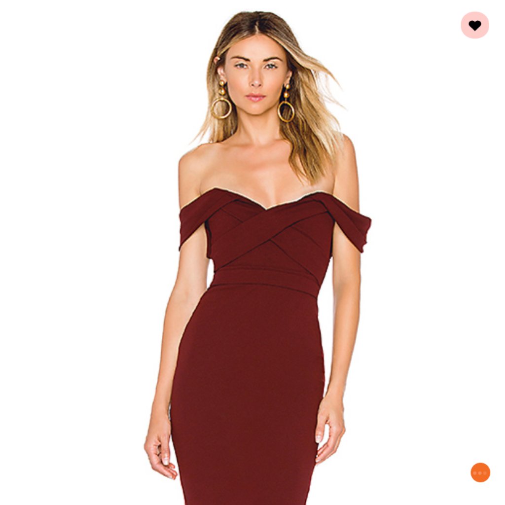 Nookie Camille Gown In Wine
